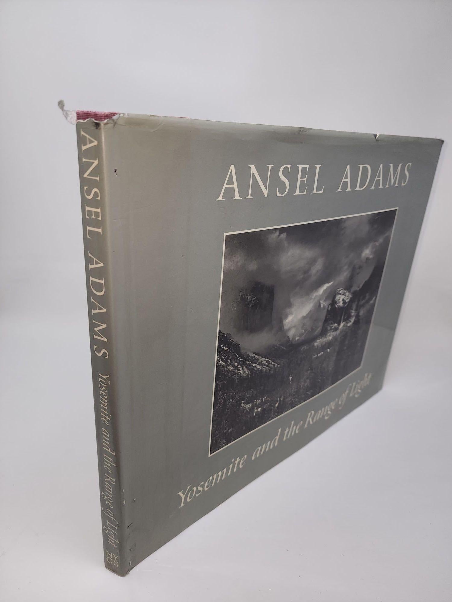 Expressionist Yosemite and the Range of Light Ansel Adams Signed 1st Edition For Sale