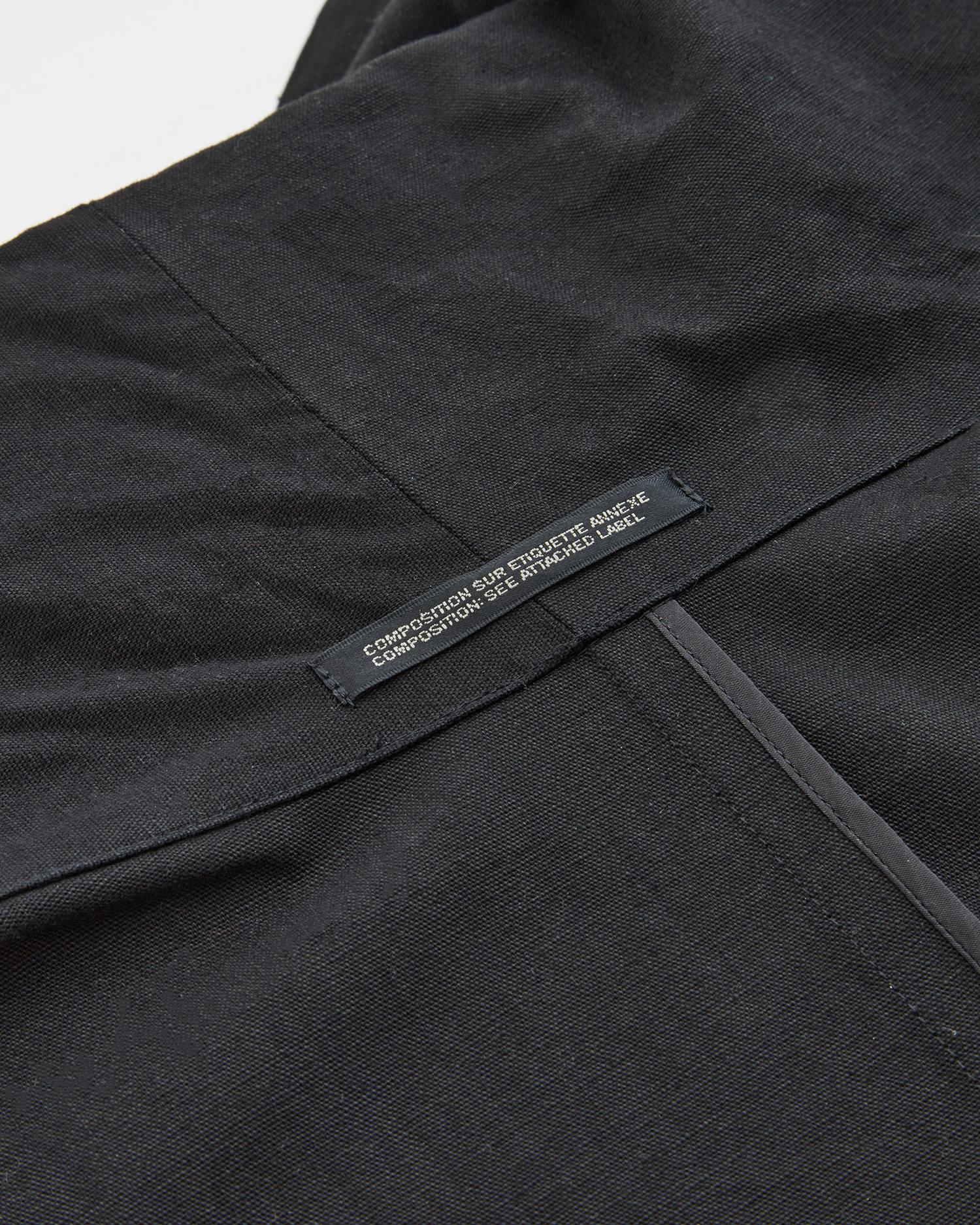 Yoshi Yamamoto Black cotton asymmetric cape, ss 2009 For Sale 1