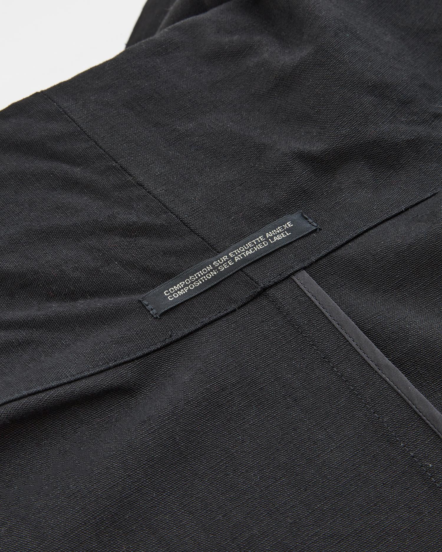 Yoshi Yamamoto Black cotton asymmetric cape, ss 2009 1