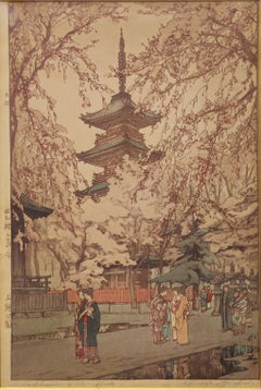 Yoshida Hiroshi -- Ein Blick in den Ueno-Park (Robben: Jizuri )