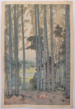 Aoshida Hiroshi -- Bamboo Wood 竹林