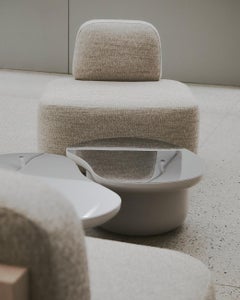 Aoshida Minimalist Lounge Chair, Contemporary Design, Made in Italy