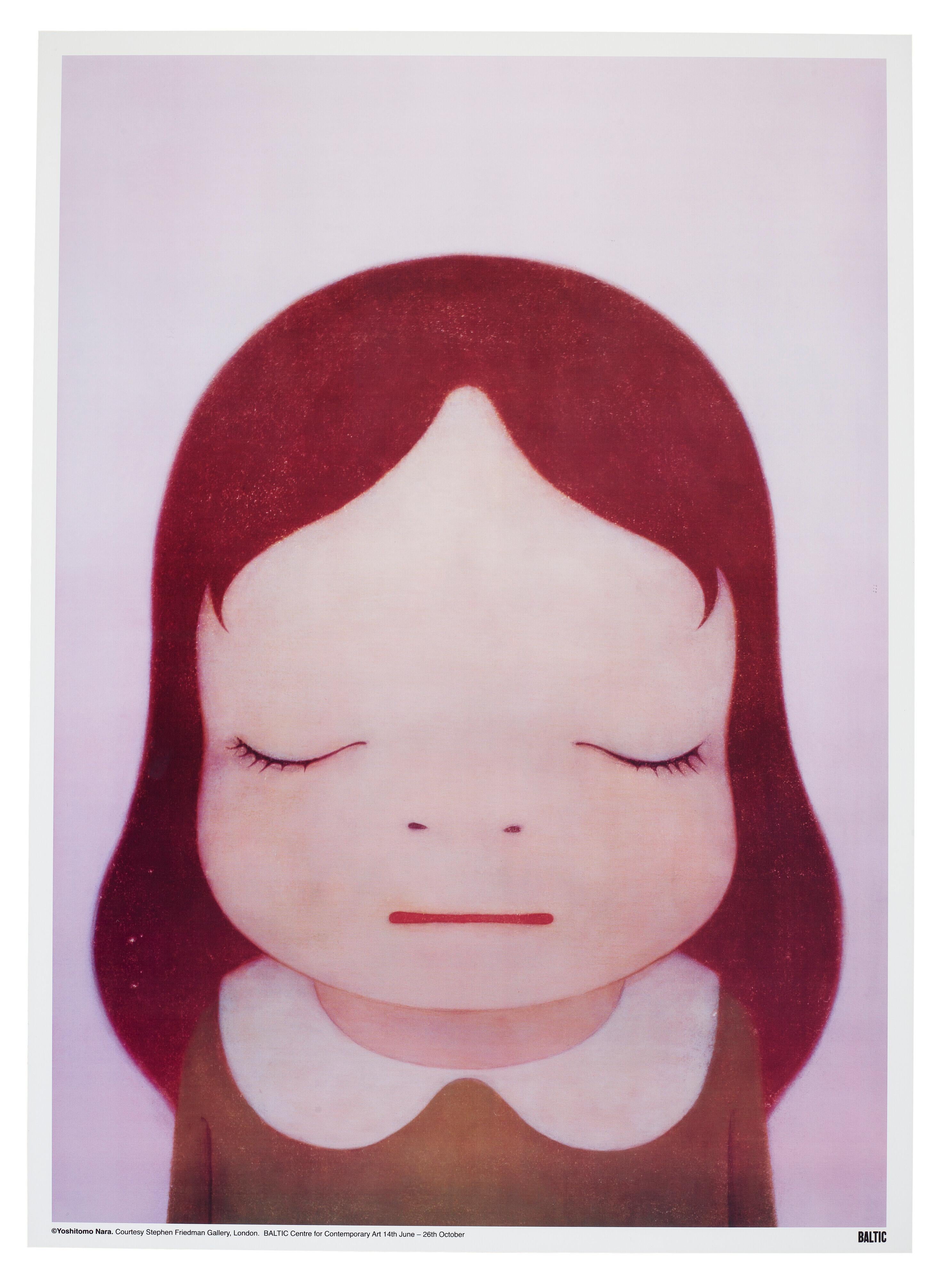 Cosmic Girls: Eyes Opened / Eyes Closed, Limited Edition Offset Print by Nara  For Sale 1