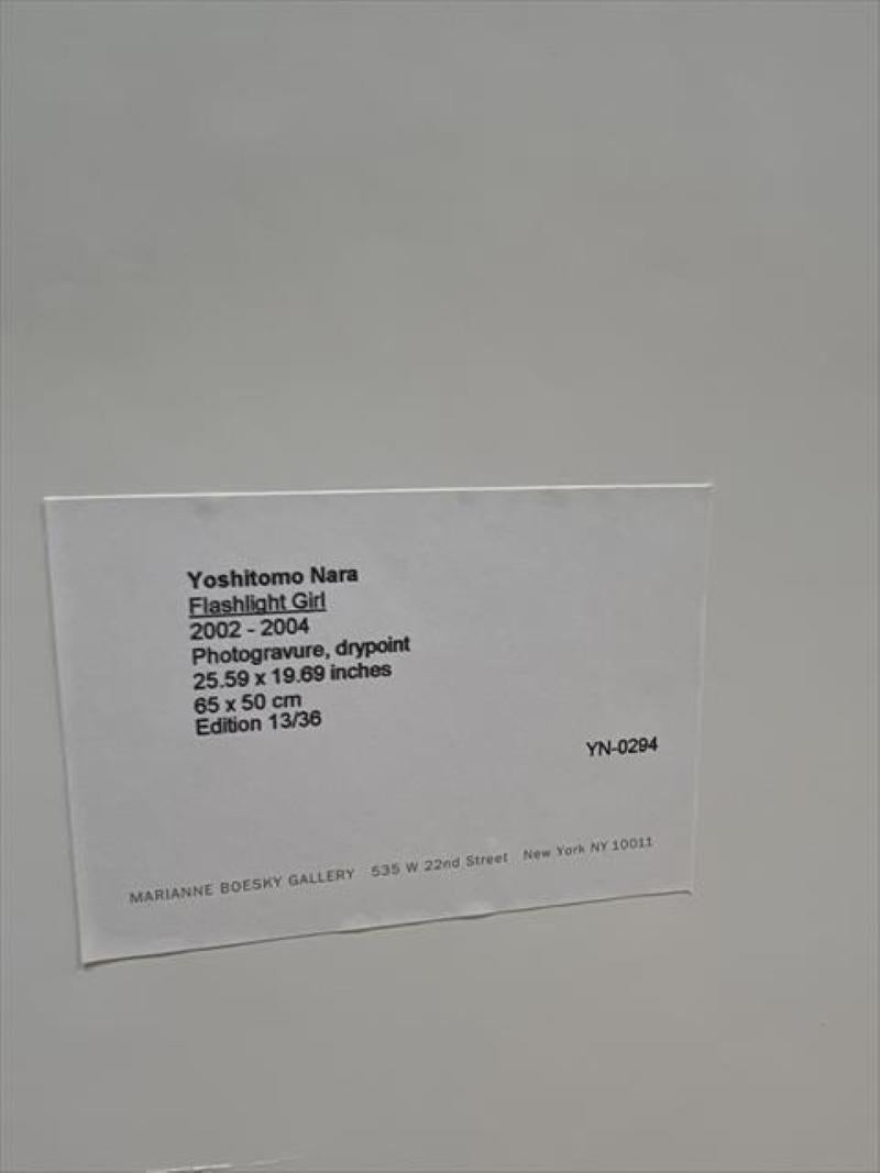 La ragazza delle torce. Edizione limitata di 36 esemplari di Yoshitomo Nara, firmata in vendita 6