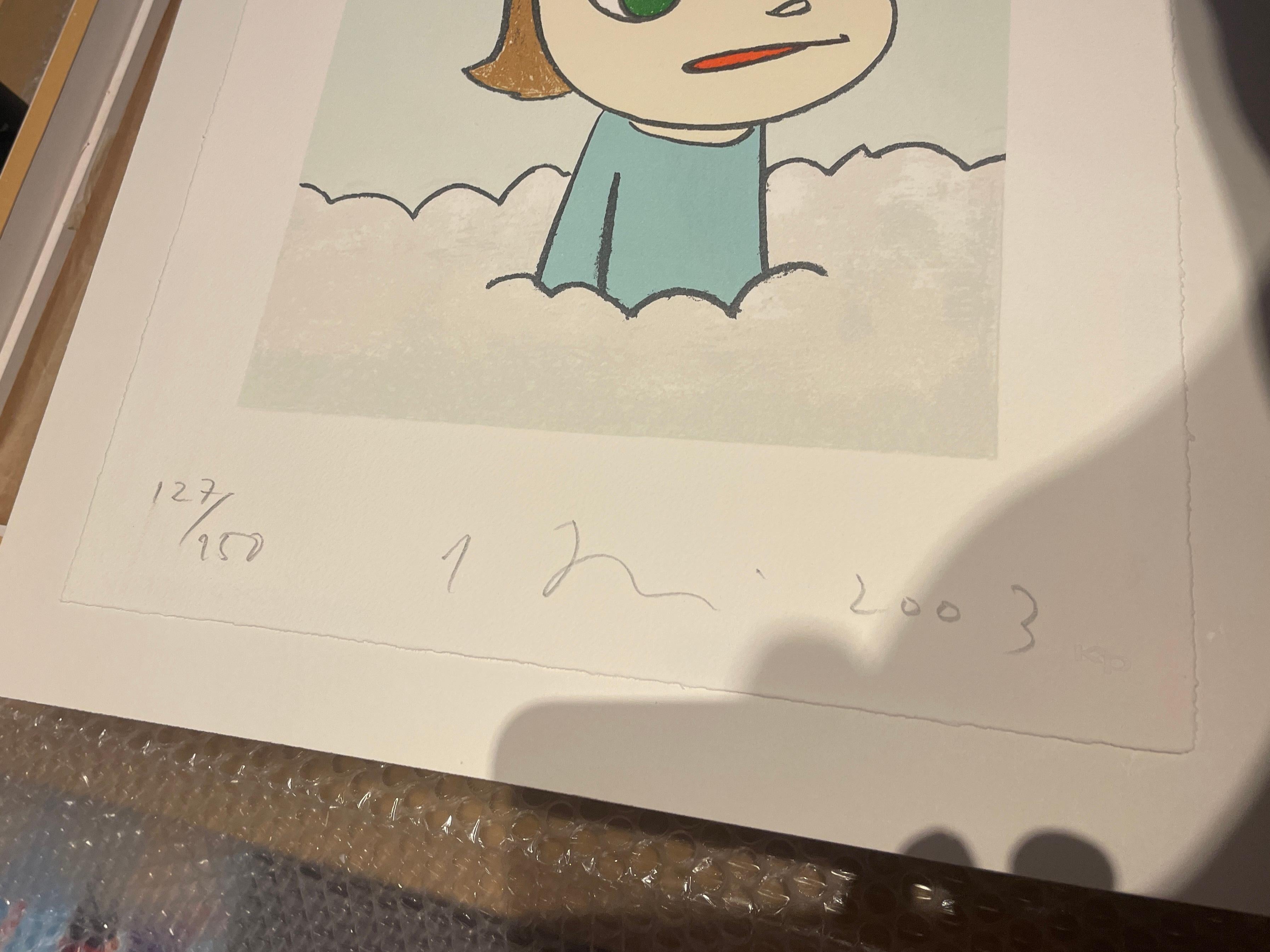 En la nube. Edición limitada de 150 (impresión) firmada por Yoshitomo Nara en venta 5