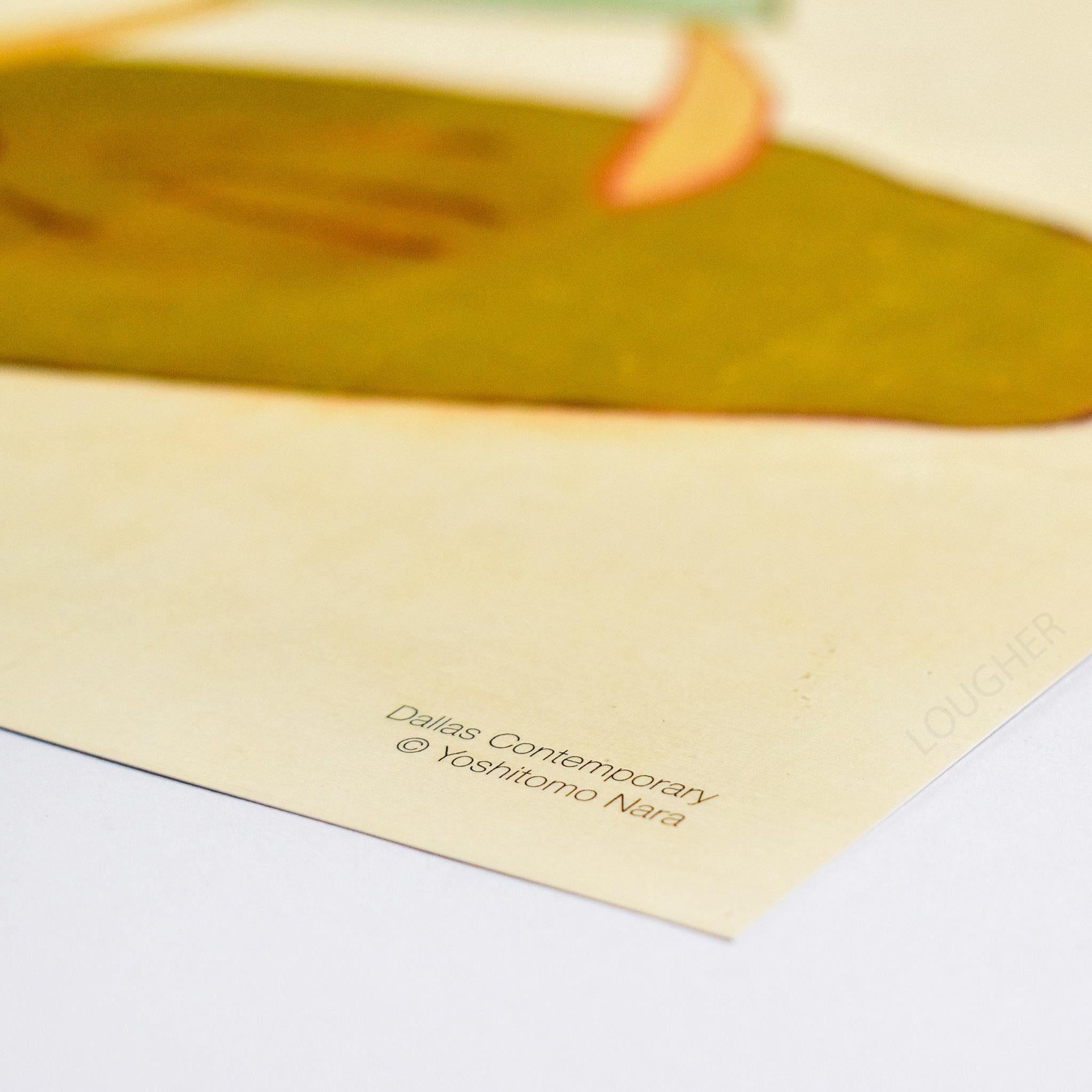 Marching on a Butterbur Leaf - Contemporary Print by Yoshitomo Nara
