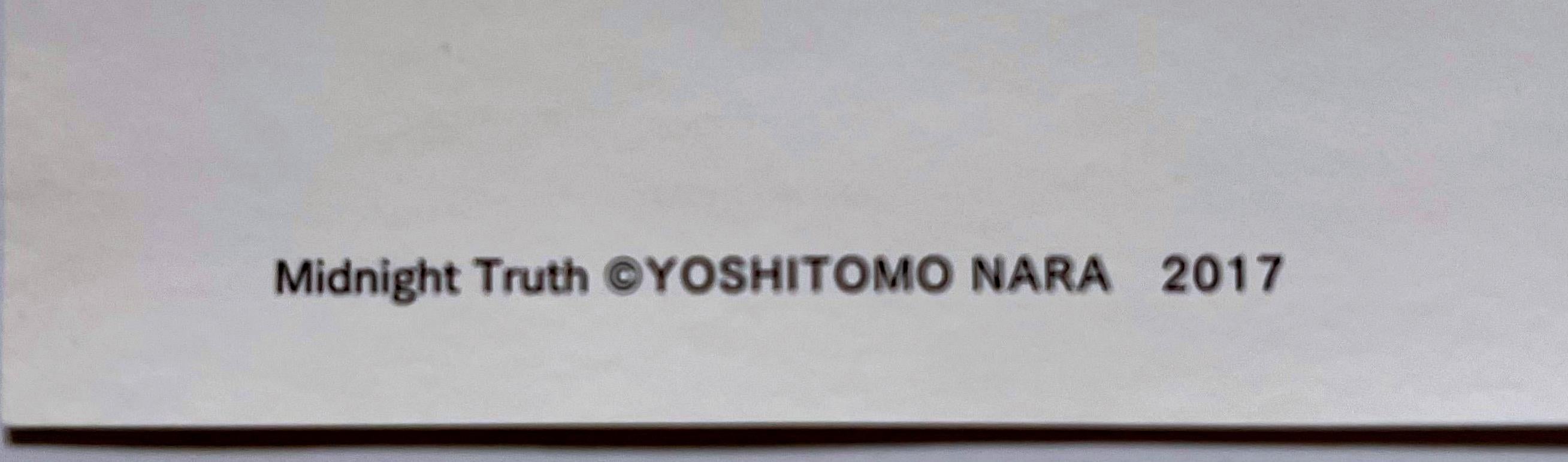 Midnight Truth, pubblicato da N's Yard, Giappone, stampa offset, timbrato, non numerato - Print di Yoshitomo Nara