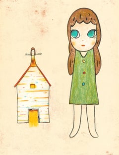 Sin título (2005), litografía de Yoshitomo Nara y Hiroshi Sugito Edición de 100 ejemplares