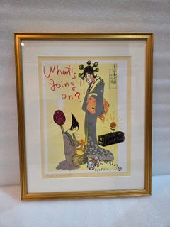 Qu'est-ce qui se passe ? (de la série In the Floating World) 1999 par Yoshitomo Nara