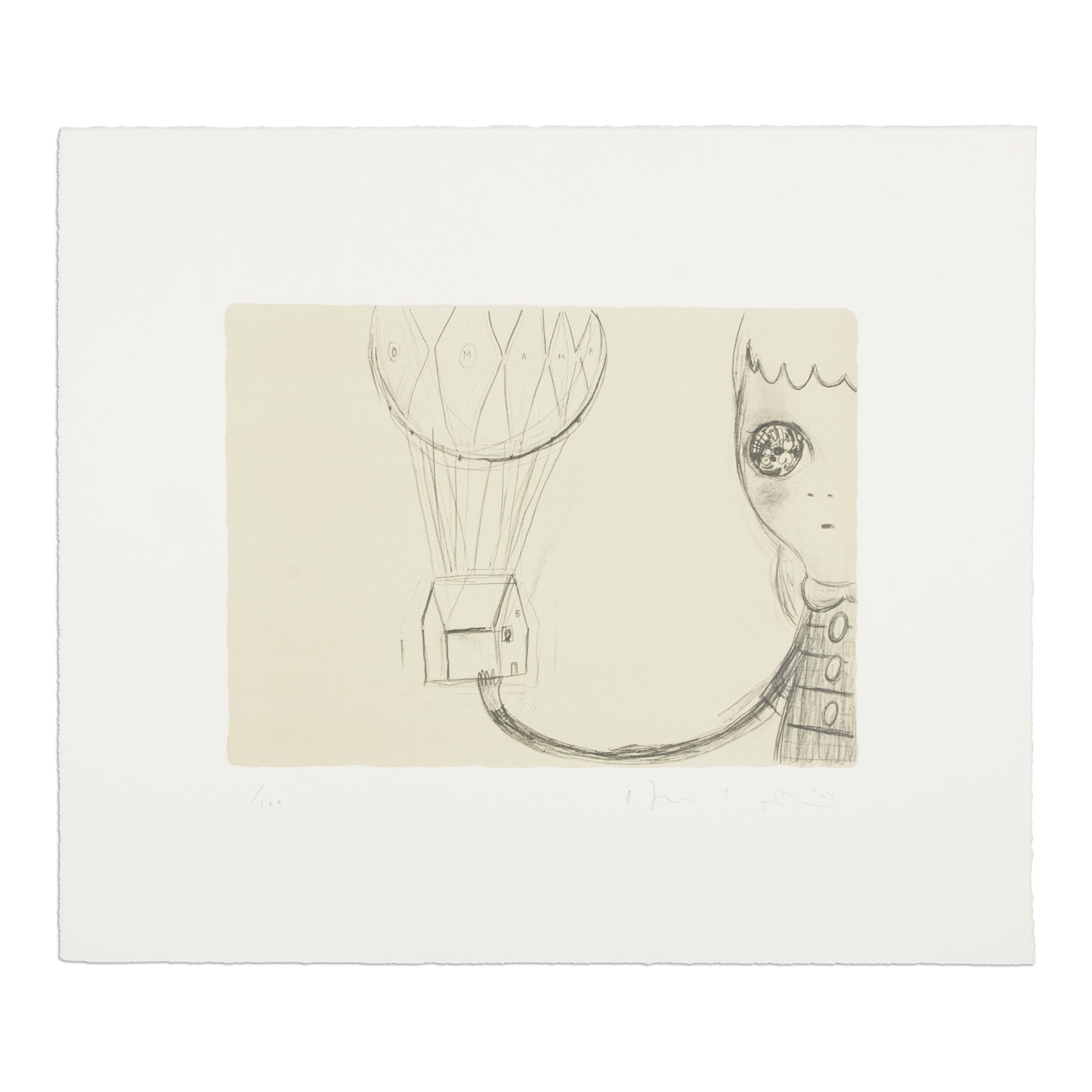 Yoshitomo Nara et Hiroshi Sugito, Untitled (Omaha) - Gravure signée, Contemporary en vente 1