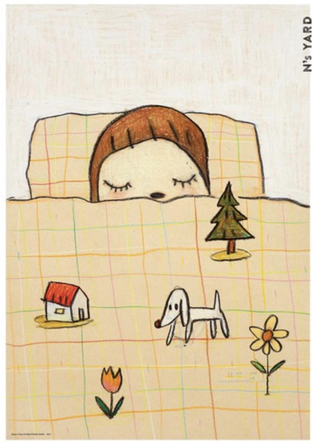 Yoshitomo Nara
Dream Time
Screenprint on paper
20 3/10 × 14 3/10 in  51.5 × 36.4 cm