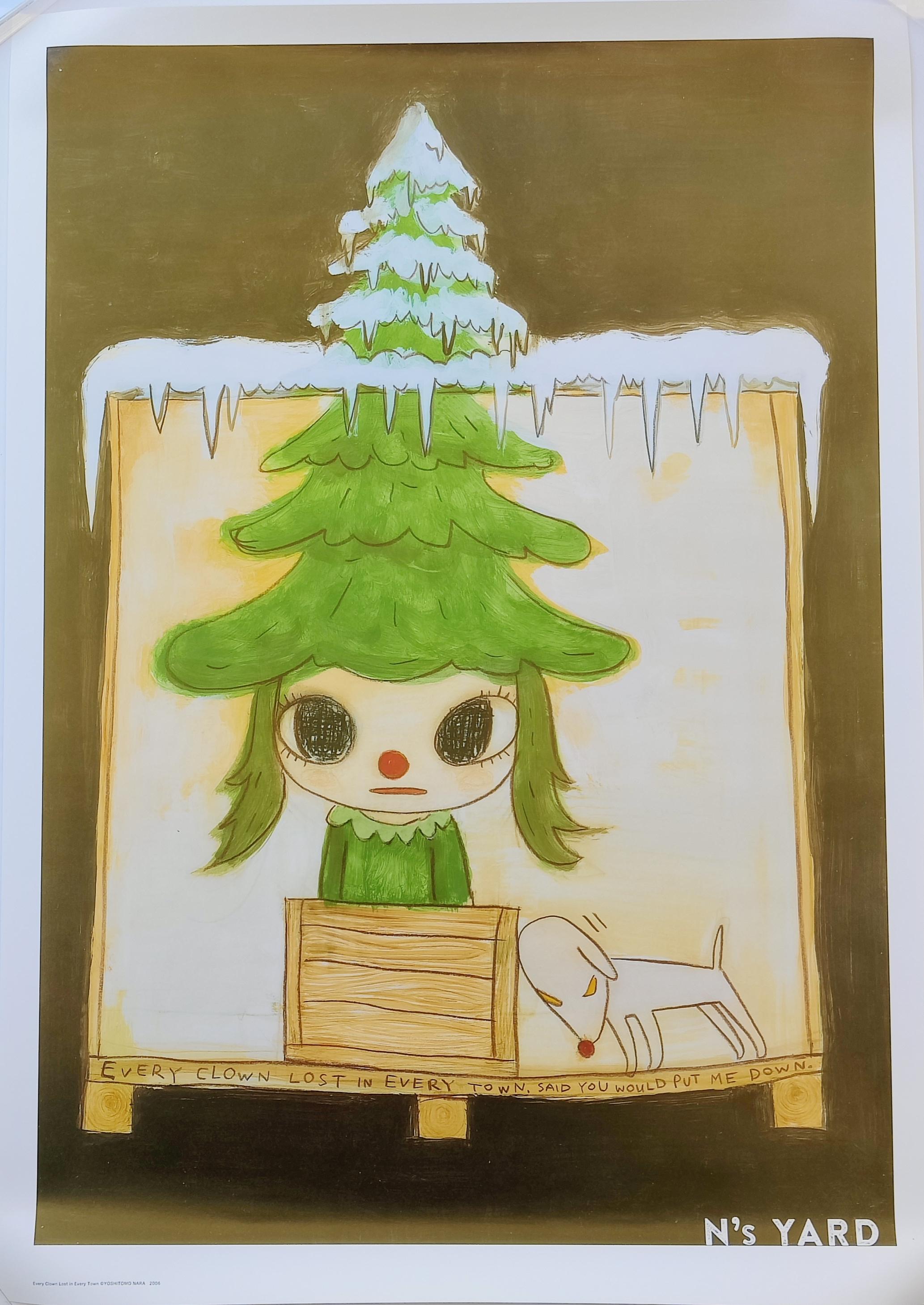 Yoshitomo Nara
Every Clown Lost in Every Town
Offset print on paper
Sheet size 72.8 x 51.5 cm