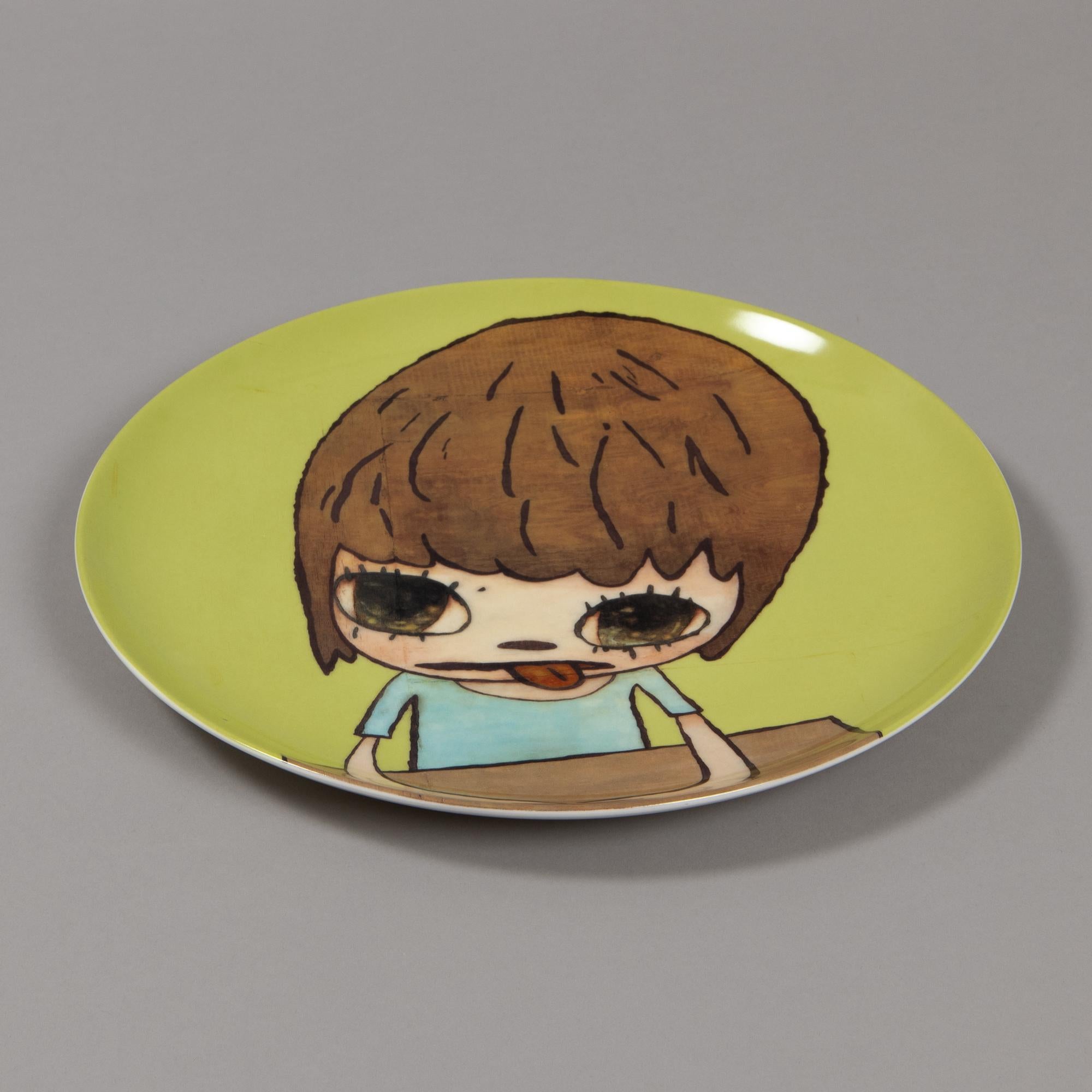 Yoshitomo Nara, Girl in the Moon - Limited Edition Plate, Japanese Art For Sale 4