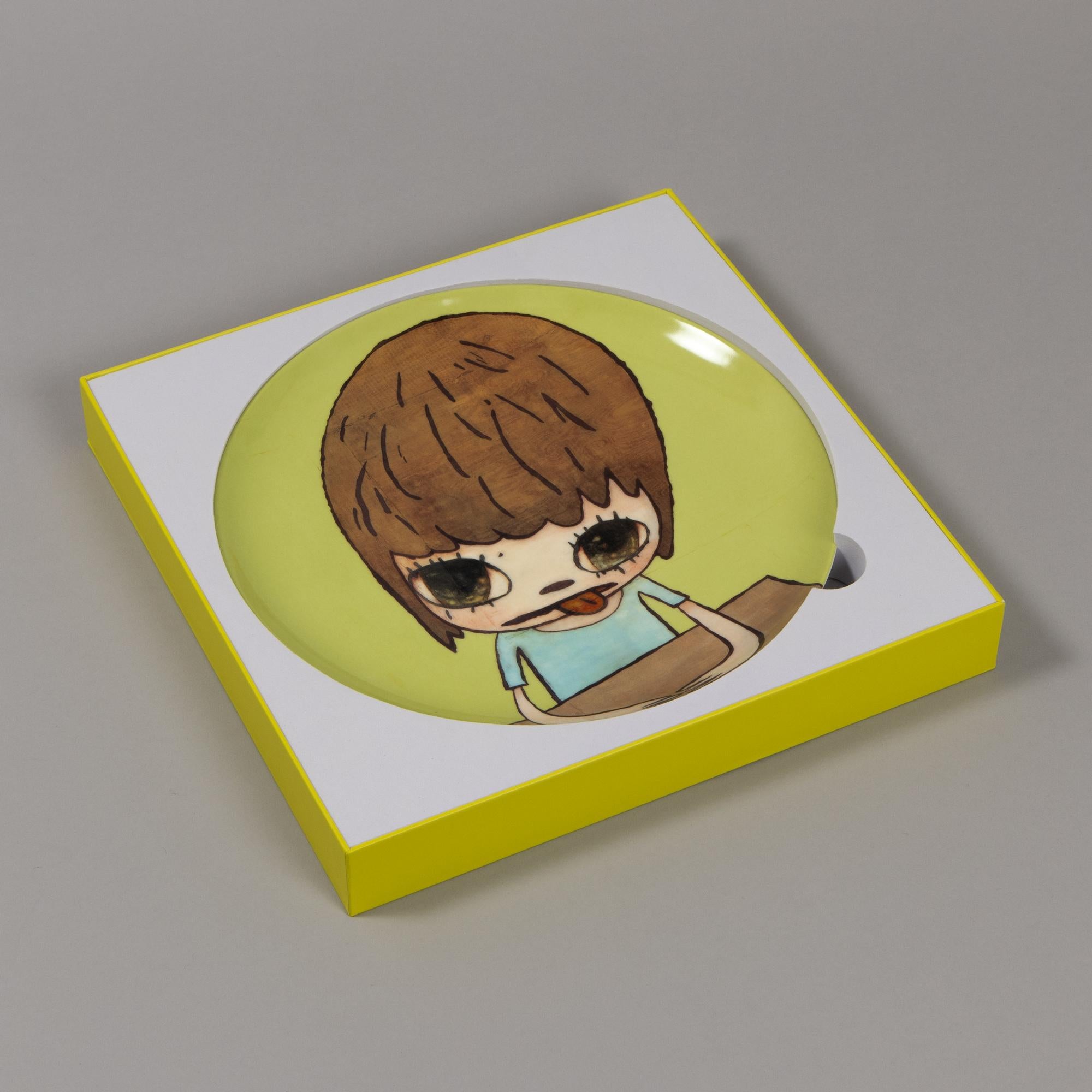 Yoshitomo Nara, Girl in the Moon - Limited Edition Plate, Japanese Art For Sale 5