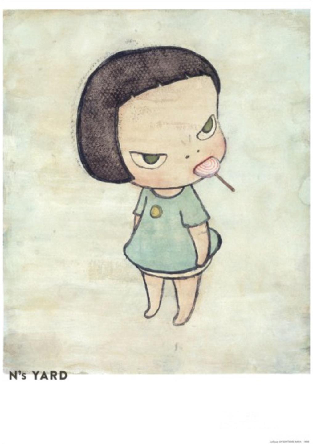 Yoshitomo Nara
Lecca-lecca
Stampa su carta
20 3/10 × 14 3/10 in  51,5 × 36,4 cm