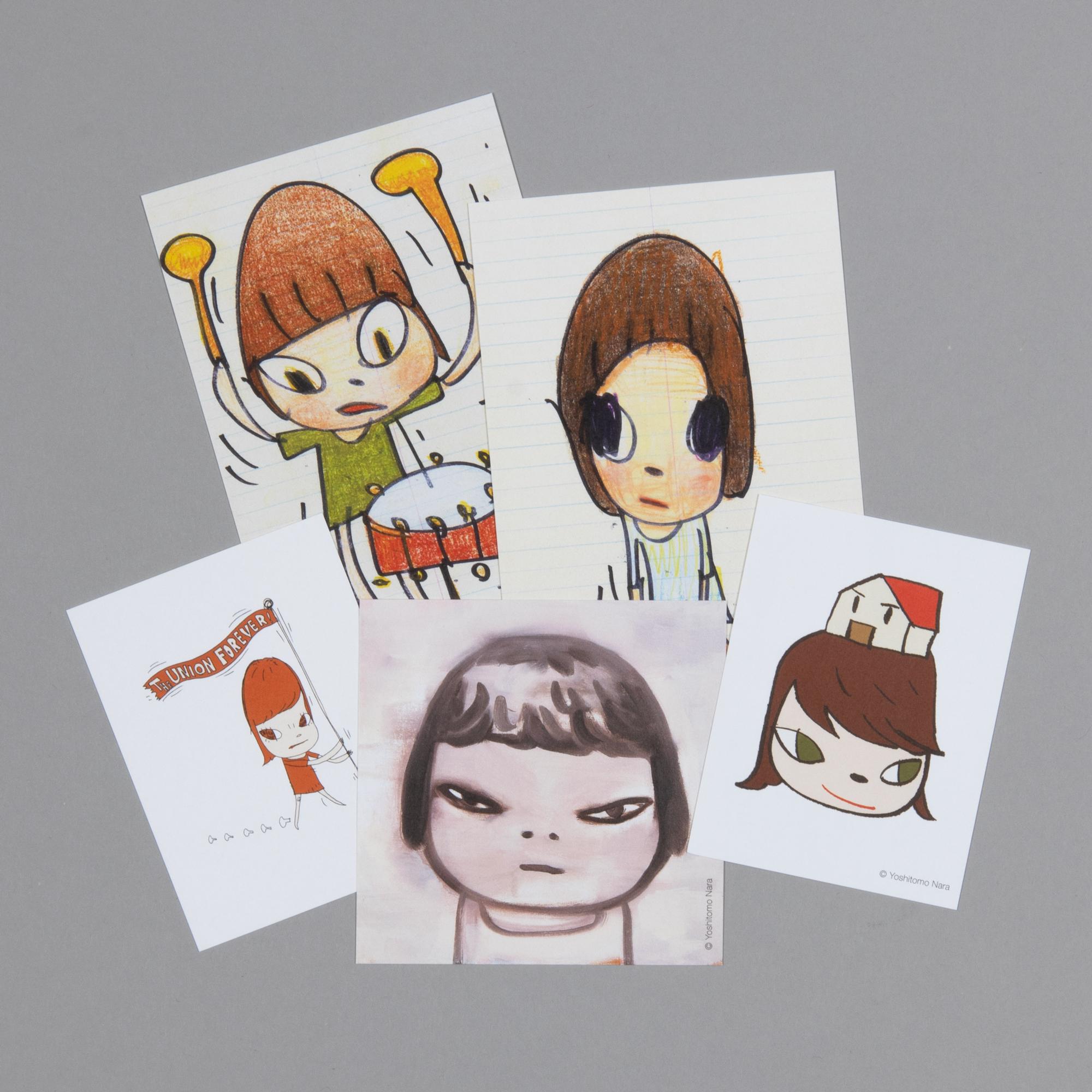 Yoshitomo Nara - Marching on a Butterbur Leaf, Contemporary Art Print, Pop Art For Sale 1