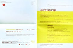 Yoshitomo Nara Pup exhibition poster (Yoshitomo Nara Santa Monica Museum of Art)