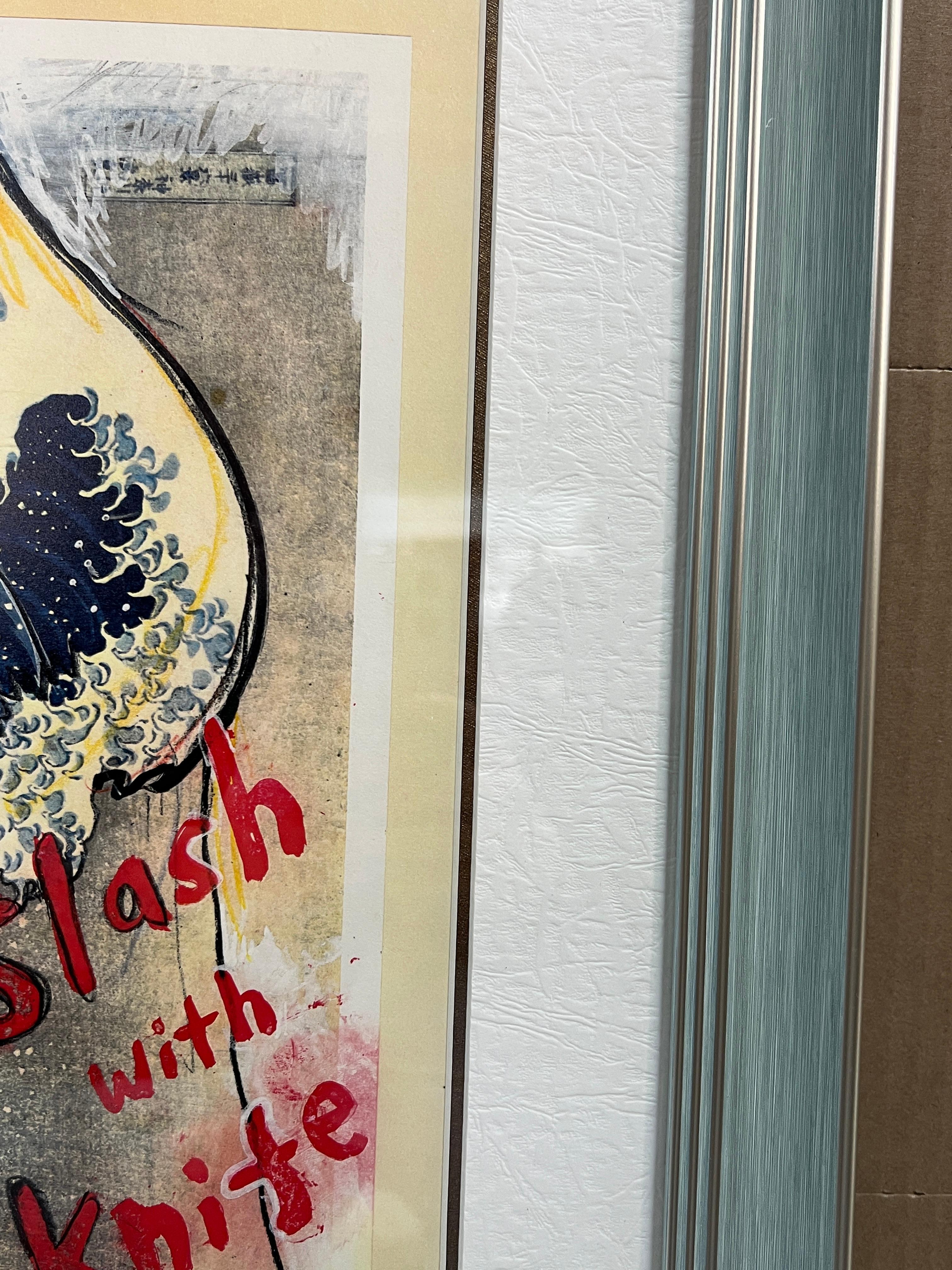 Yoshitomo Nara -Slash with a Knife (from the series In the Floating World), 1999 For Sale 11