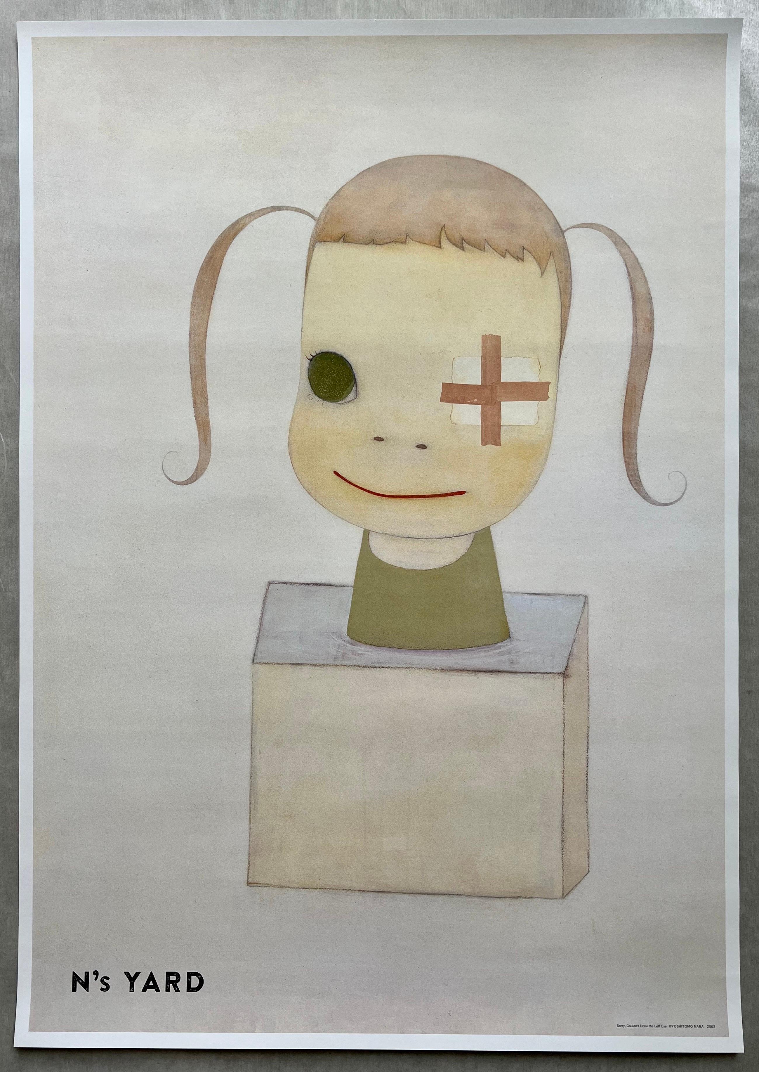 Yoshitomo Nara - Scusa, non sono riuscito a disegnare l'occhio sinistro - Giapponese, Pop Art