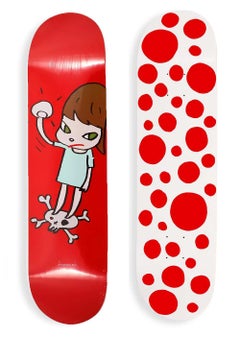 Yayoi Kusama Yoshitomo Nara Skateboard decks (MoMa)