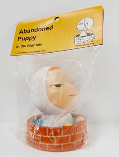 Yoshimoto Pup Cup art toy (Yoshitomo Nara Abandoned Puppy in the Fountain)