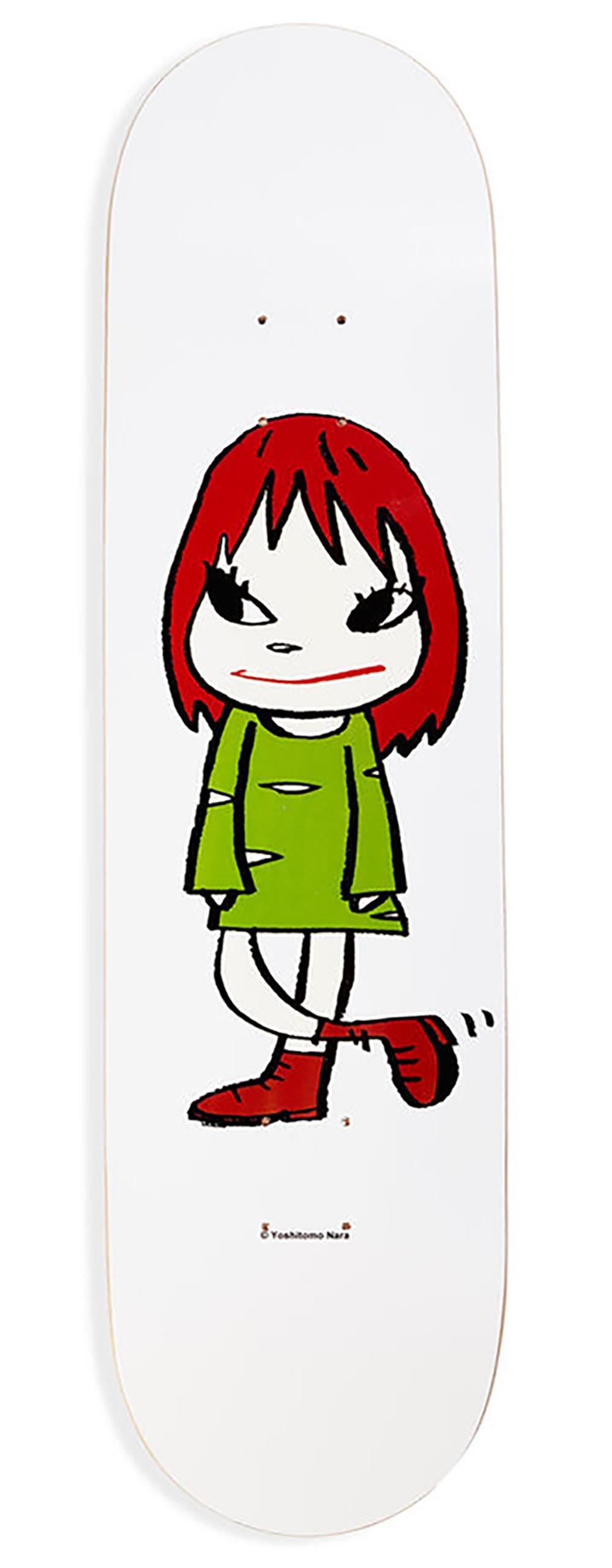 Yoshitomo Nara Skateboard Decks MoMa (conjunto completo de 2 obras) en venta 2
