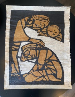 Yoshitoshi Mori Signed Limited Edition Japanese Woodblock Stencil Print Sorrow