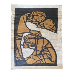 Yoshitoshi Mori Signed Limited Edition Japanese Woodblock Stencil Print Sorrow