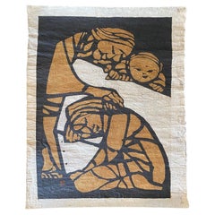 Yoshitoshi Mori Signed Limited Edition Japanese Woodblock Stencil Print Sorrow
