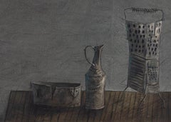 Vessels by Yosl Bergner - Still life painting, 1965