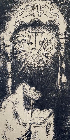 Israeli Expressionist Yosl Bergner Modernist Lithograph