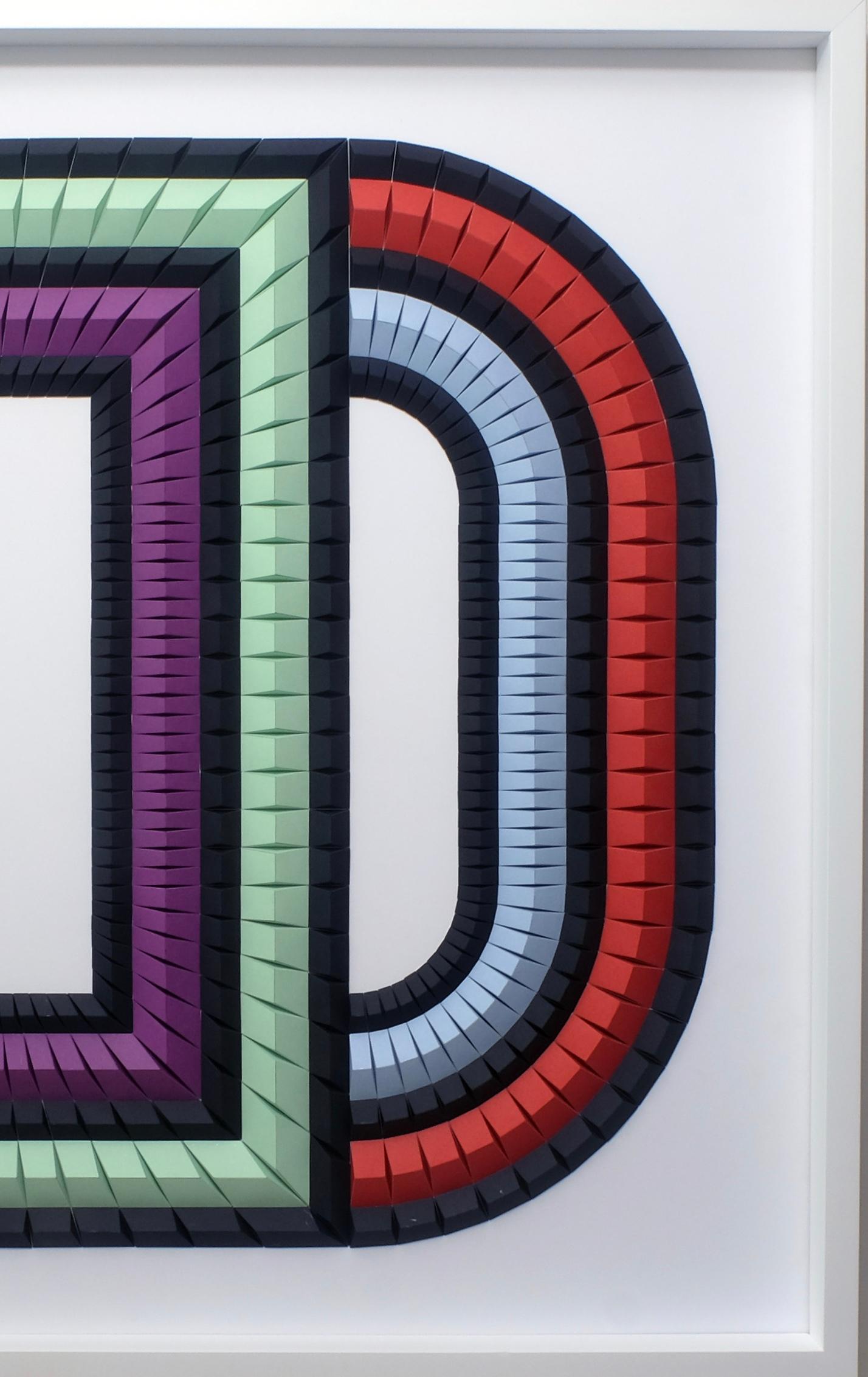 Edge A - Abstract Geometric Sculpture by Yossi Ben Abu