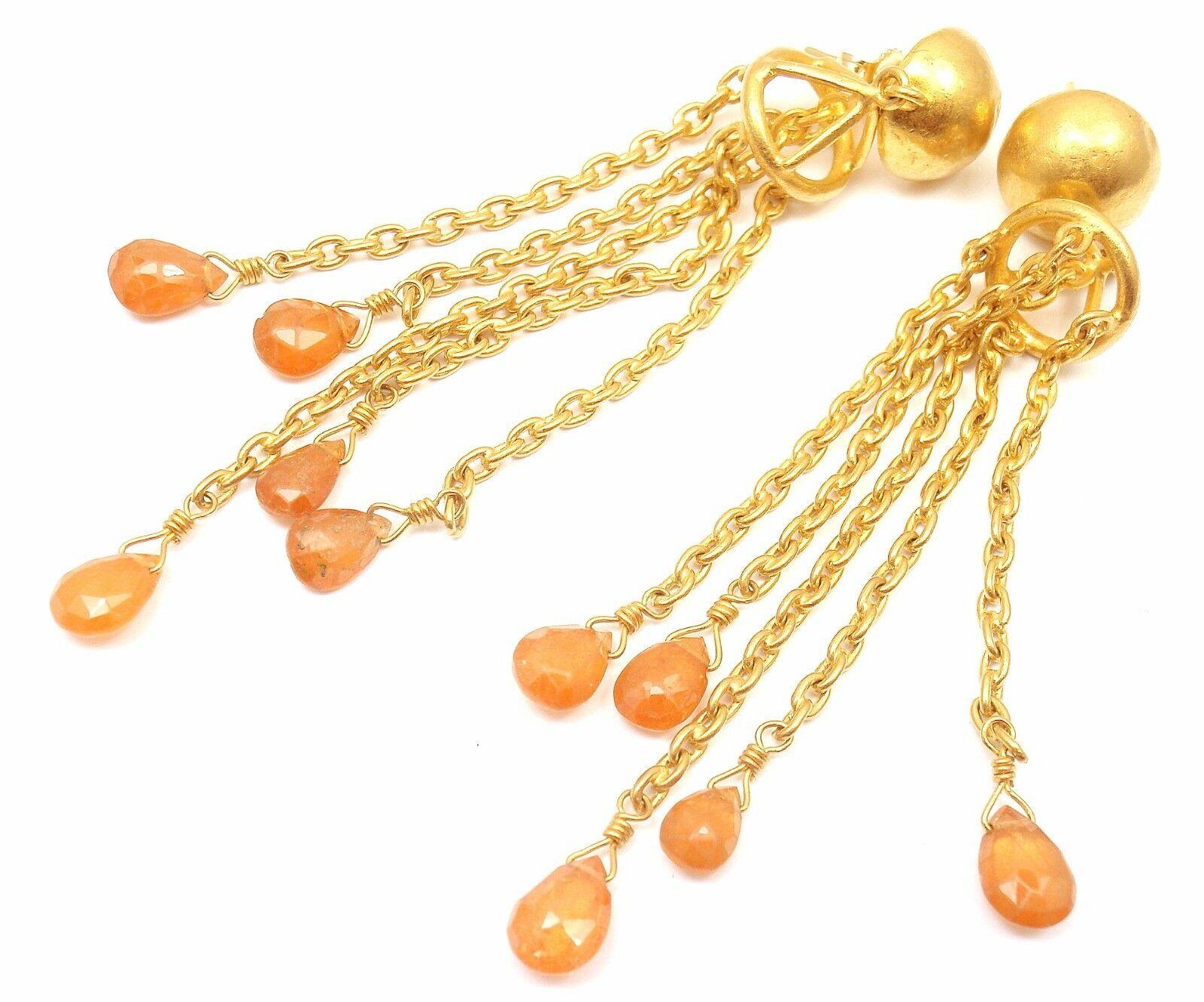 24k Yellow Gold Citrine Gemstone Drop Earrings by Yossi Harari.
With 5mm briolette citrine stones
Details:
Weight: 18 grams
Length:3 inches long
Stamped Hallmarks: Yossi 24k
*Free Shipping within the United States*
YOUR PRICE: $4,000
t522mhtd