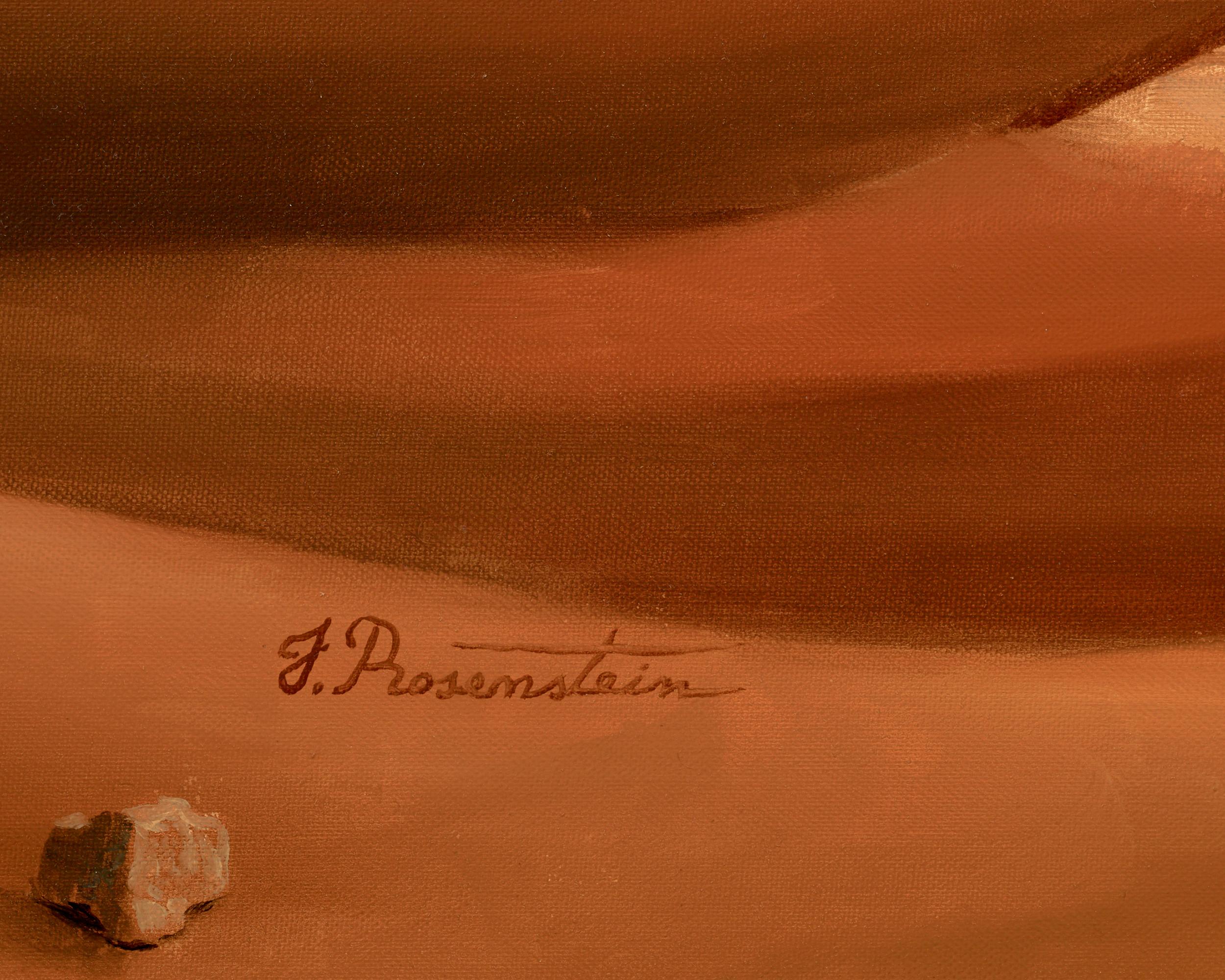 Passover - Black Landscape Painting by Yossi Rosenstein