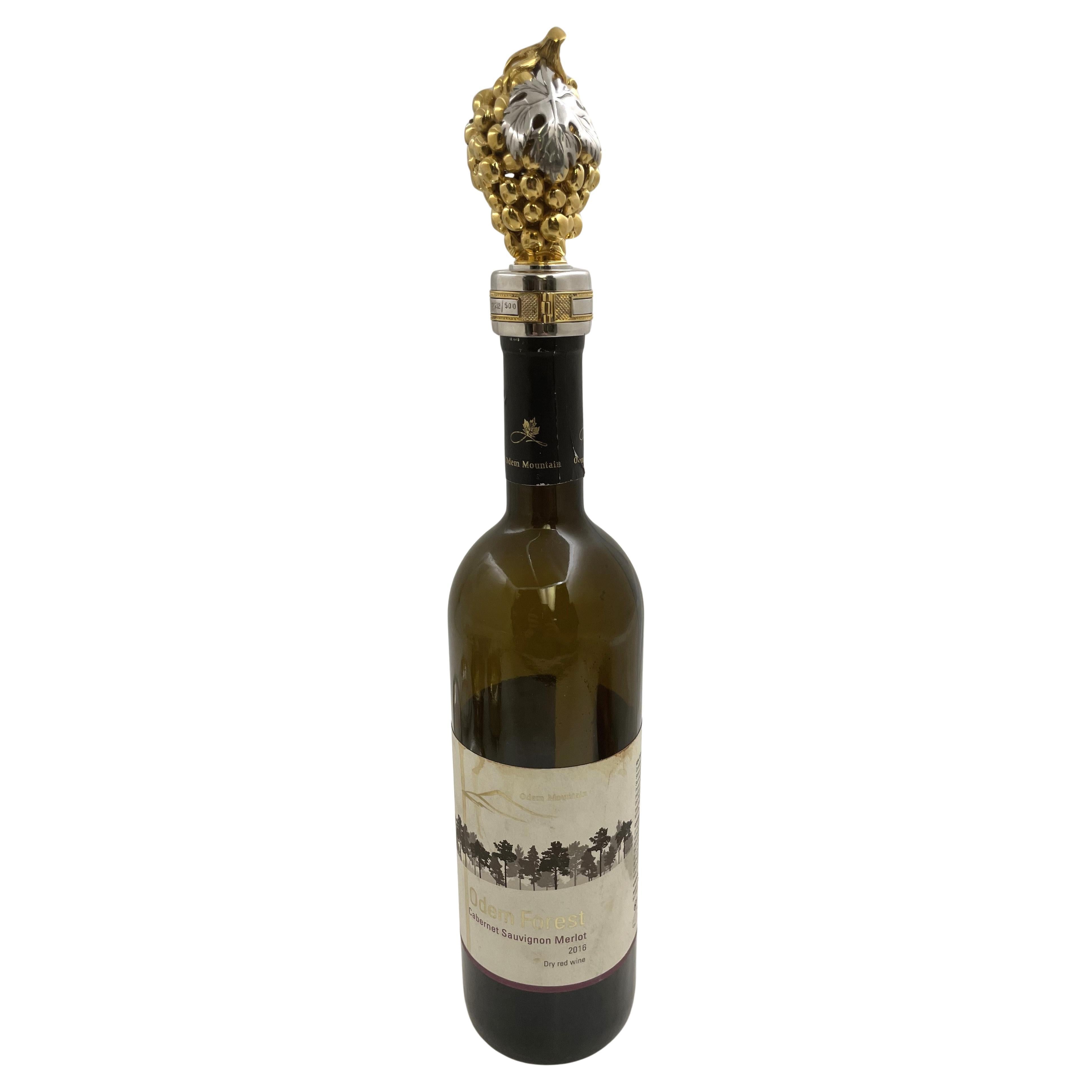 Yossi Swed Masters Workshop Israeli Judaica Wine Bottle Cork Stopper Limited Ed. For Sale