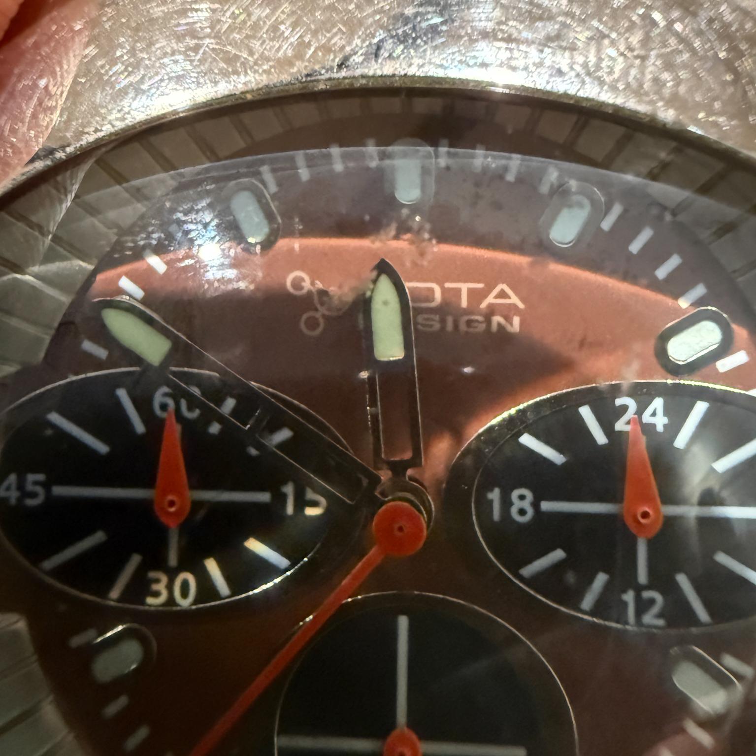 Yota Wrist Watch Vintage Made in Japan Atomic Space Age Modern For Sale 7