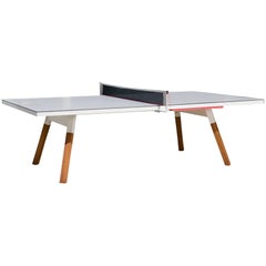 Table de Ping-Pong standard You and Me HPL Top en blanc de RS Barcelona