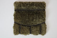 Alfombra verde tejida a mano You, colección Take Me Up de Paolo Stella