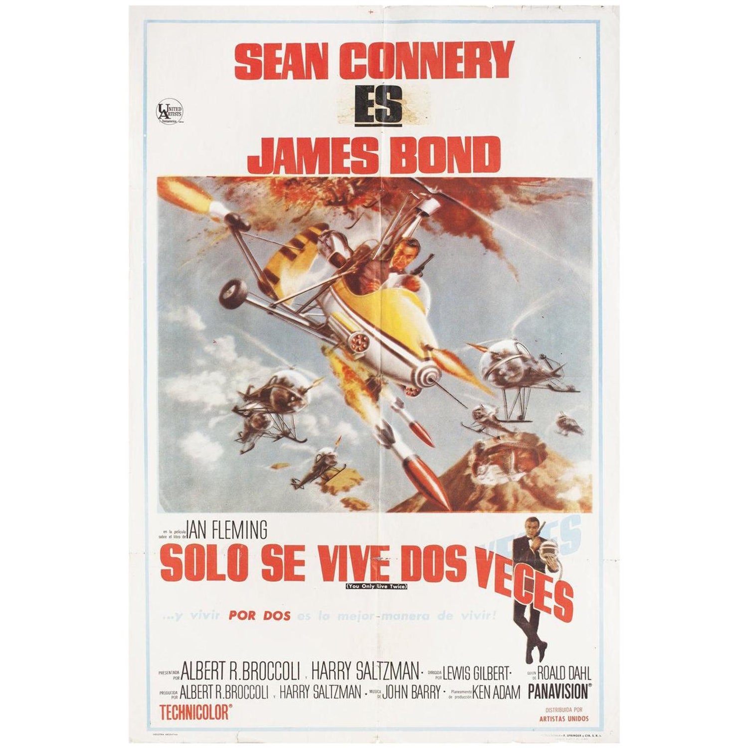 You Only Live Twice 1967 Argentine Film Poster For Sale At 1stdibs You Only Live Twice 1967 Argentine Film Poster For Sale At 1stdibs