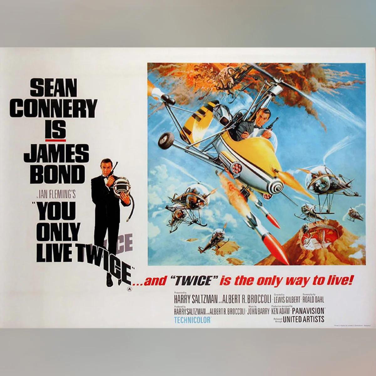 Du lebst nur zweimal (1967)
Original British Quad (30 X 40 Zoll)

Dieses sensationelle Plakat zeigt 