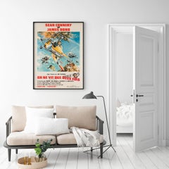 Affiche du film français Moyenne « You Only Live Twice 1967 », Frank McCarthy