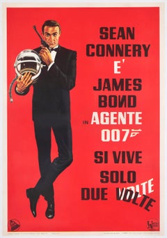 You Only Live Twice 1967 Italian 1 Sheet Film Poster, Robert McGinnis