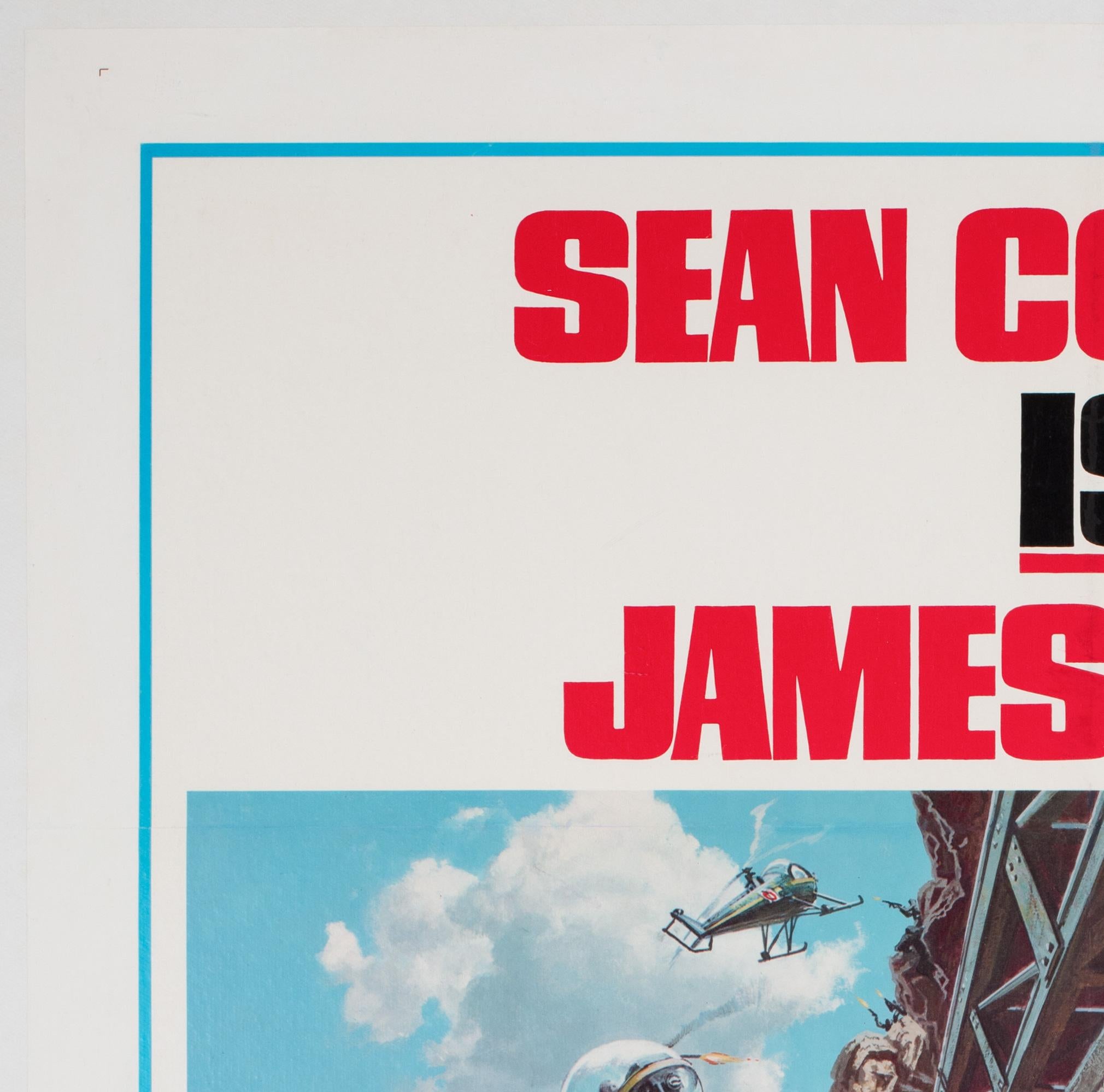Américain Affiche de film « You Only Live Twice 1967 US 1 Sheet Style », Frank McCarthy en vente