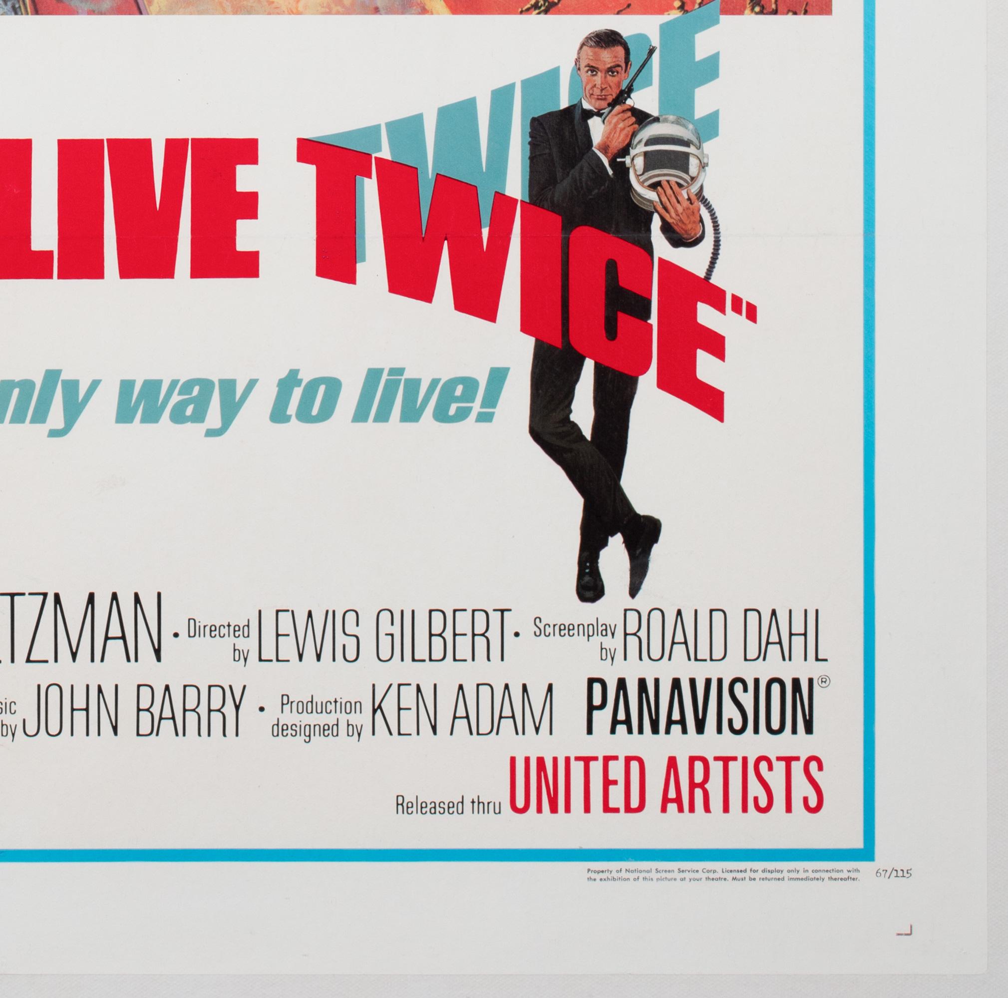Affiche de film « You Only Live Twice 1967 US 1 Sheet Style », Frank McCarthy en vente 2