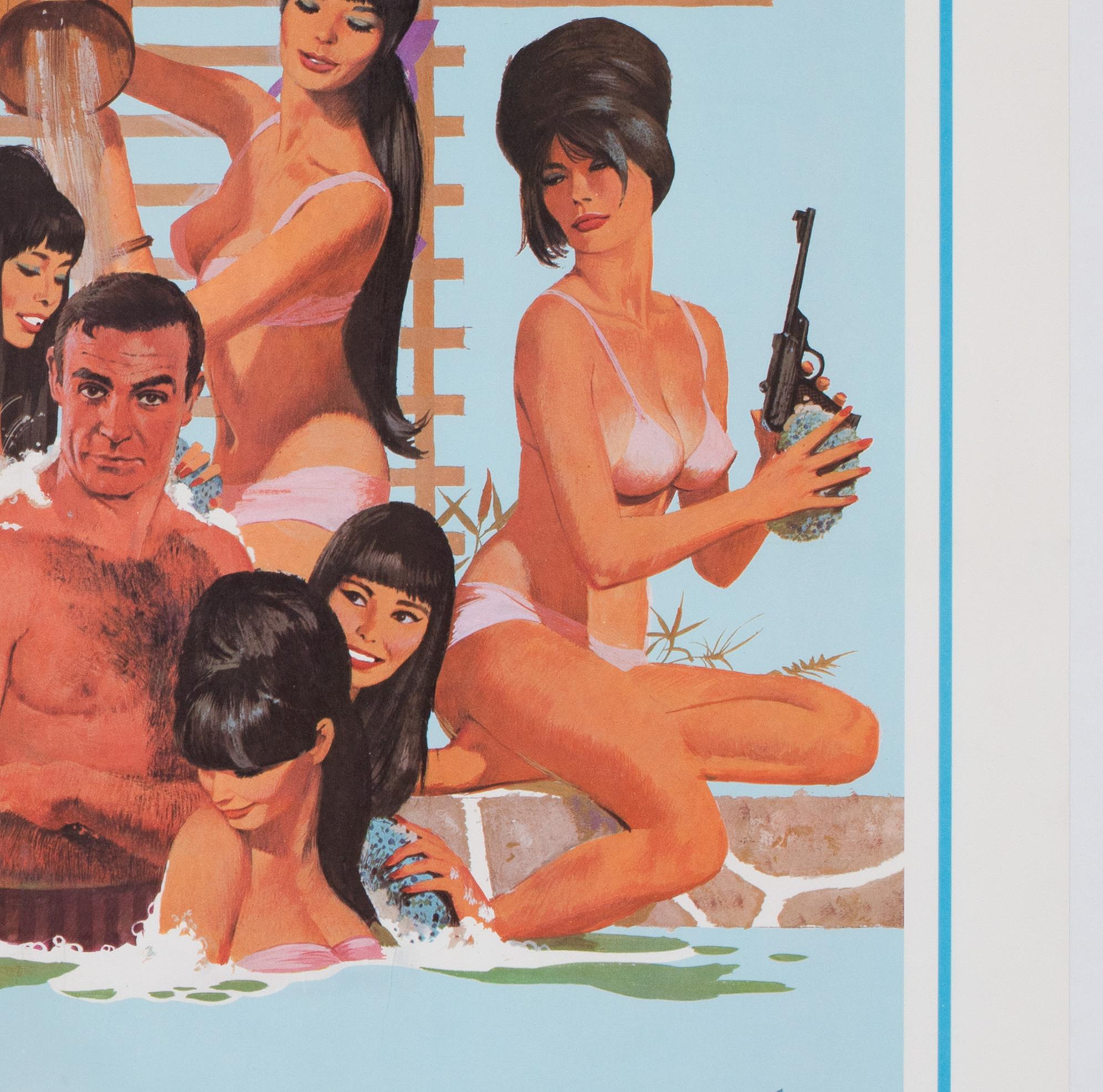 „You Only Live Twice“, C Bath Tub, Filmplakat, „ Us 1 Sheet Style“, McCarthy, 1967 im Angebot 1