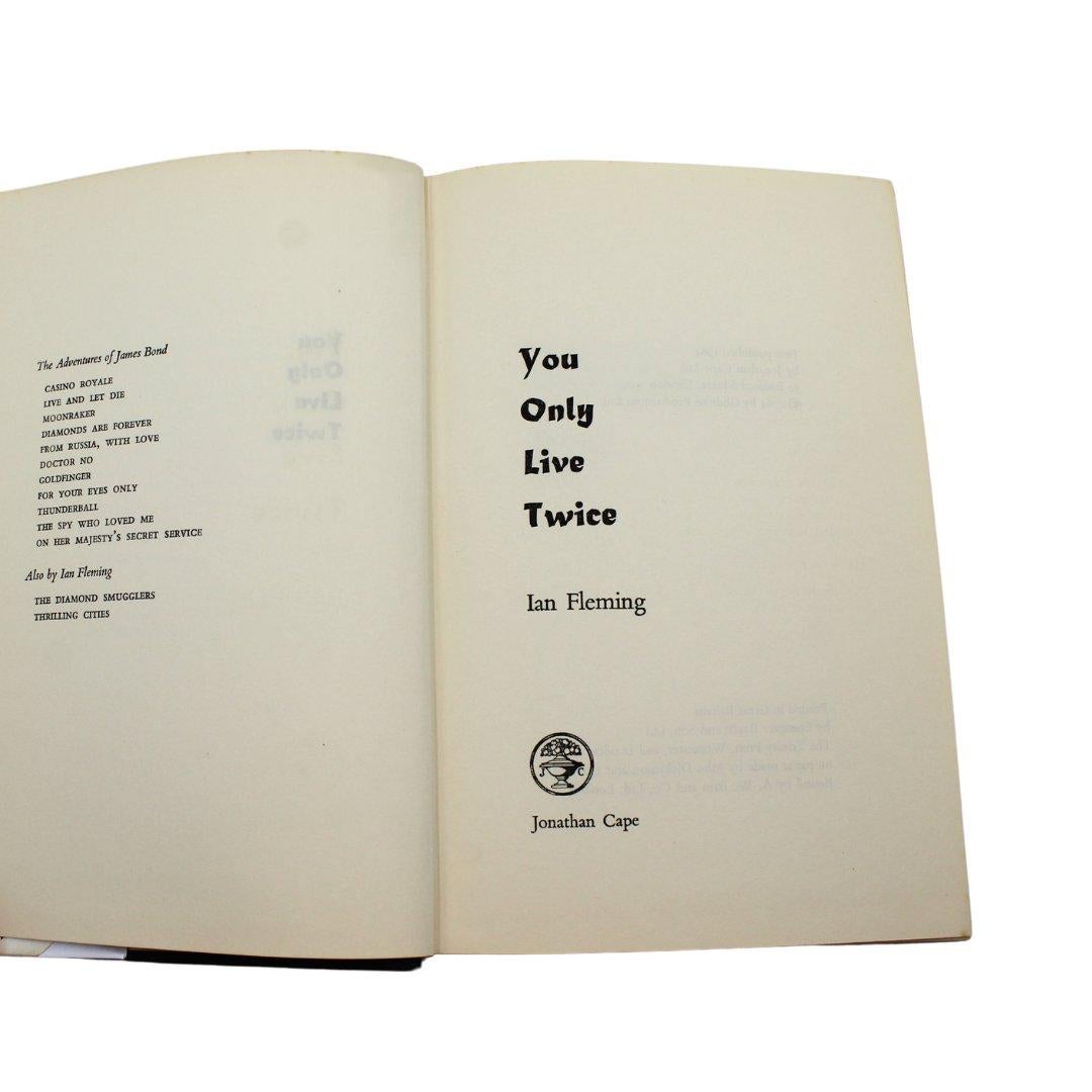 You Only Live Twice by Ian Fleming, First Edition, in Original Dust Jacket, 1964 In Good Condition In Colorado Springs, CO