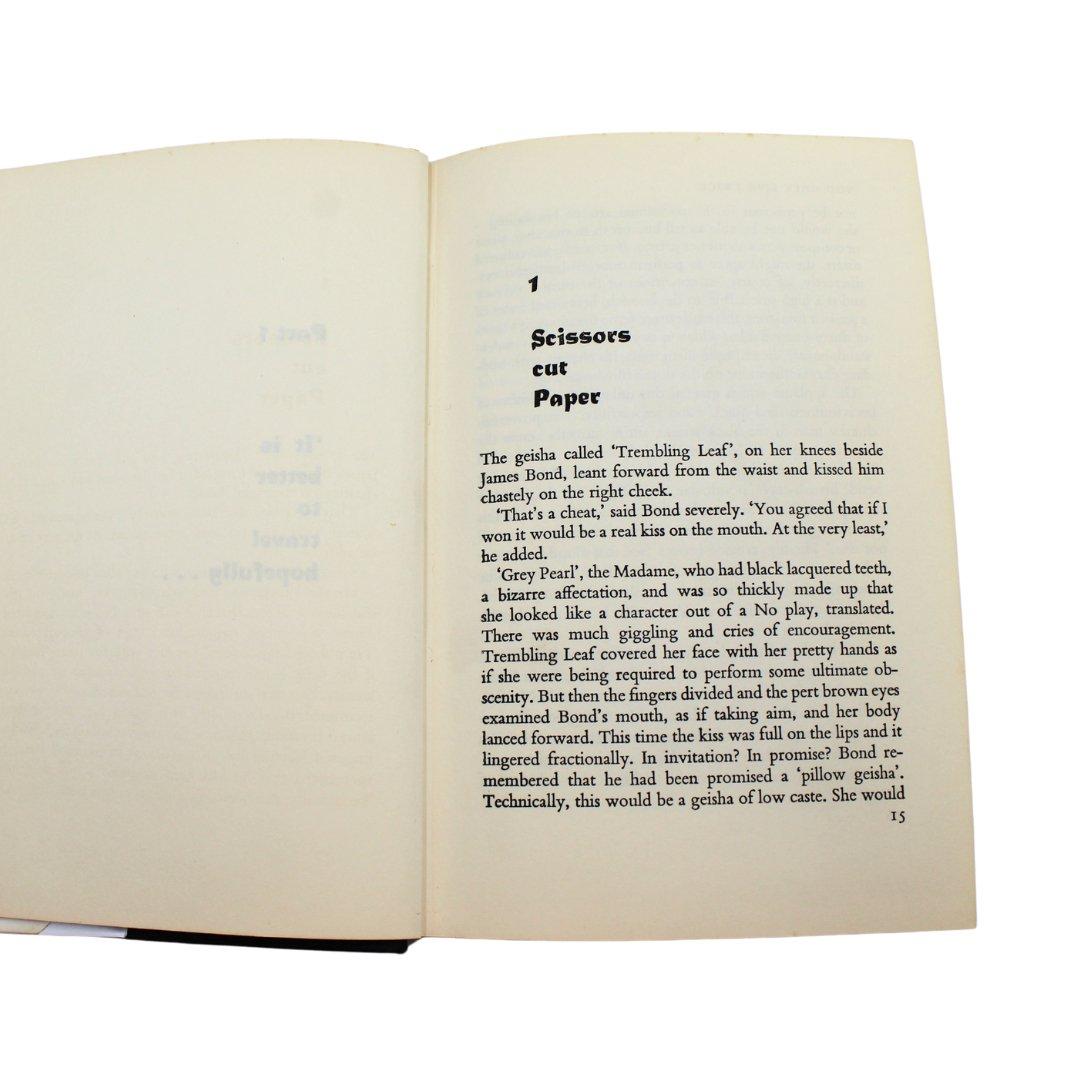 Paper You Only Live Twice by Ian Fleming, First Edition, in Original Dust Jacket, 1964