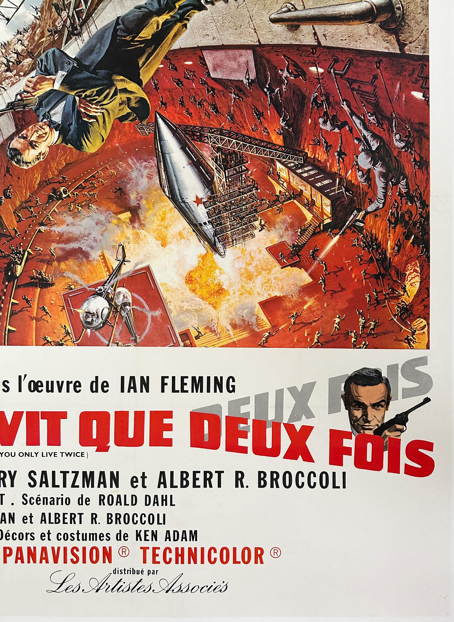Sólo se vive dos veces Película original francesa, Póster, Frank McCarthy, 1967 Lino en venta