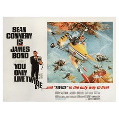 Retro You Only Live Twice Poster- Film Poster