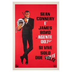 You Only Live Twice R1970s Original Italian Film Movie Commercial Poster, Bond You Only Live Twice R1970s Original Italian Film Movie Commercial Poster, Bond